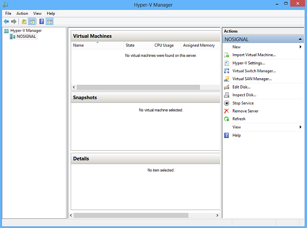 نصب (فعالسازی) هایپروی در ویندوز 8