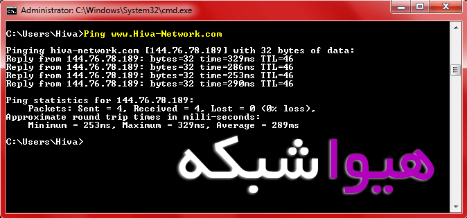 آموزش کال دستور Ping - تصویر 2