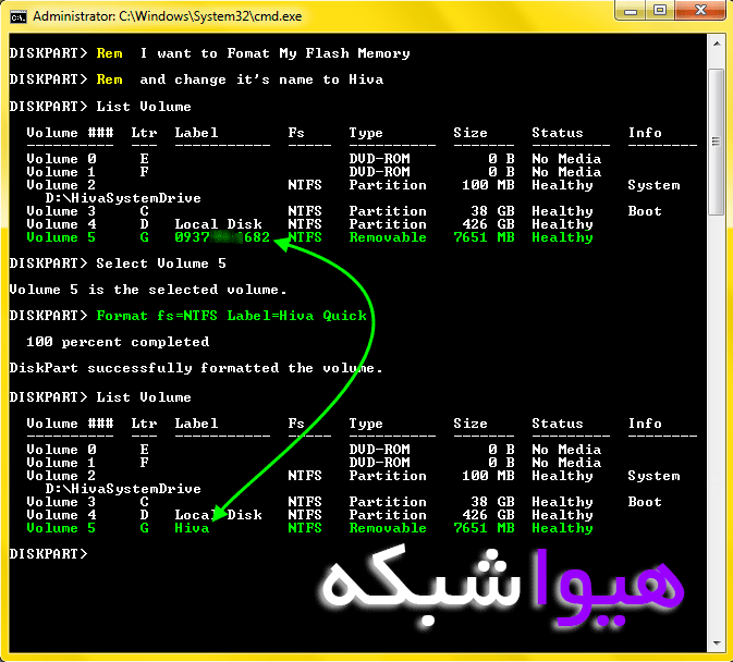 آموزش دستورات Diskpart – بخش سوم - تصویر 6