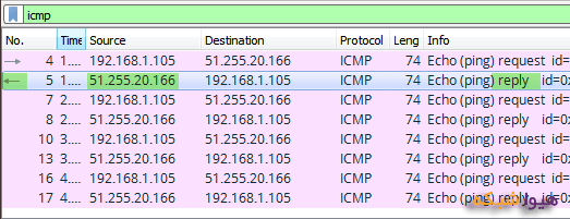 Analyze ICMP with Wireshark 04