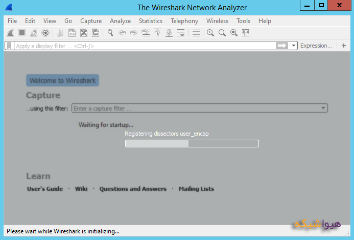 کار با نرم افزار Wireshark